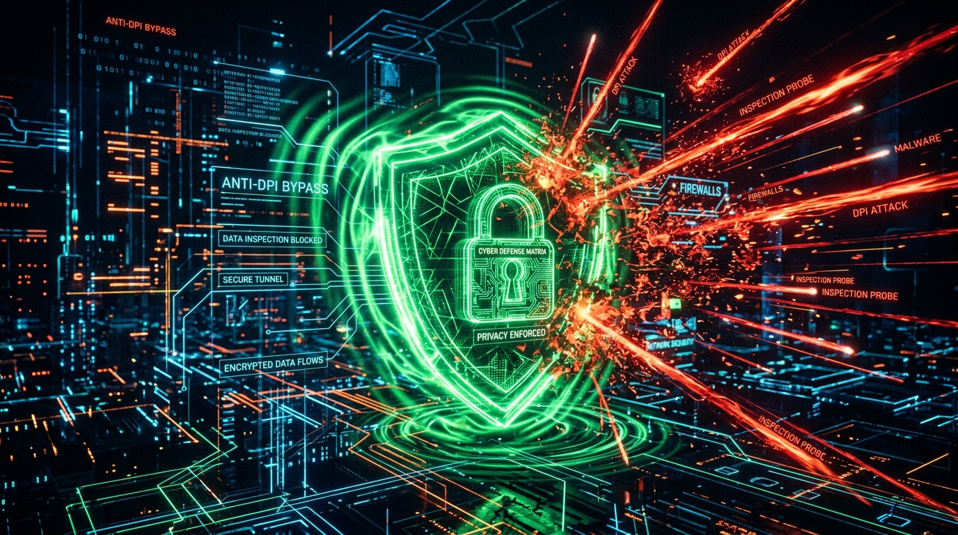 AnVPN Anti-DPI Bypass Cyber Shield